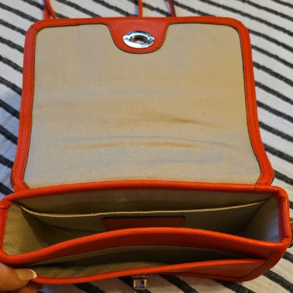 Coach Red Crossbody Bag with Tassel - Picture 7 of 10